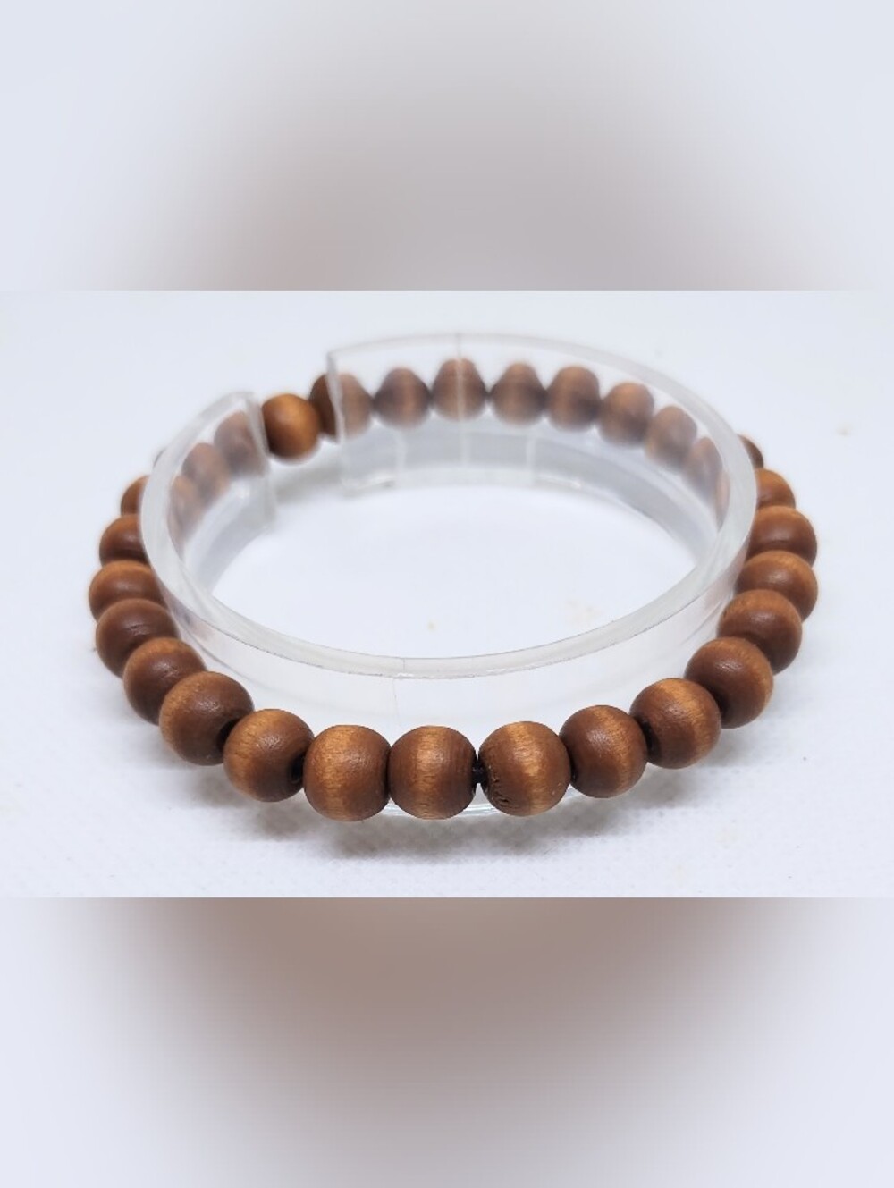 Men's Bracelet Beaded Beads Brown New Jewelry G15